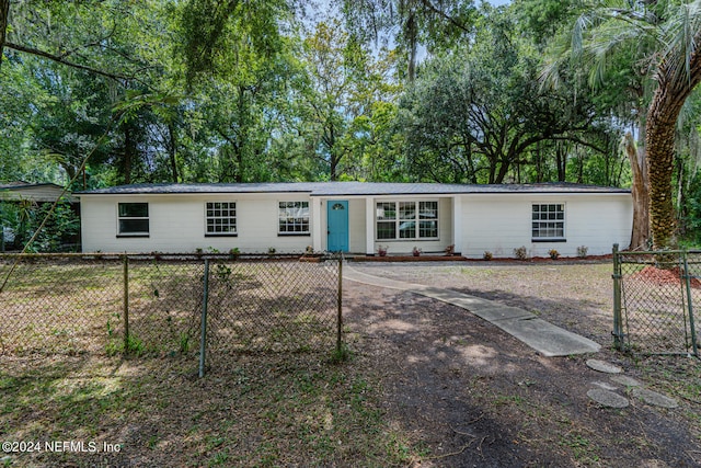 view of ranch-style house