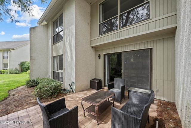 view of patio / terrace with outdoor lounge area