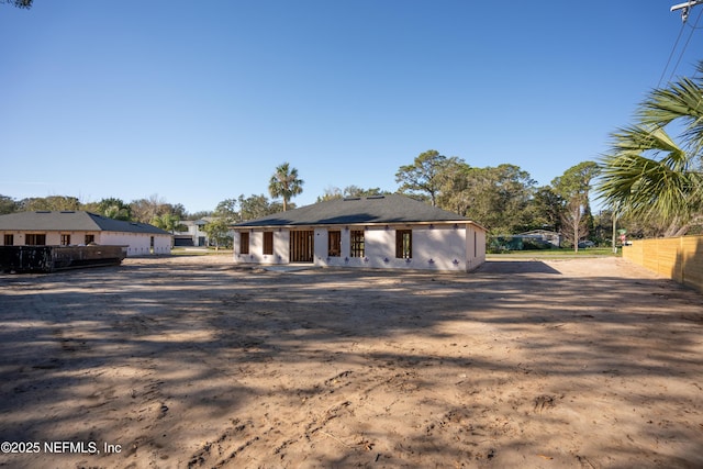 view of front of home