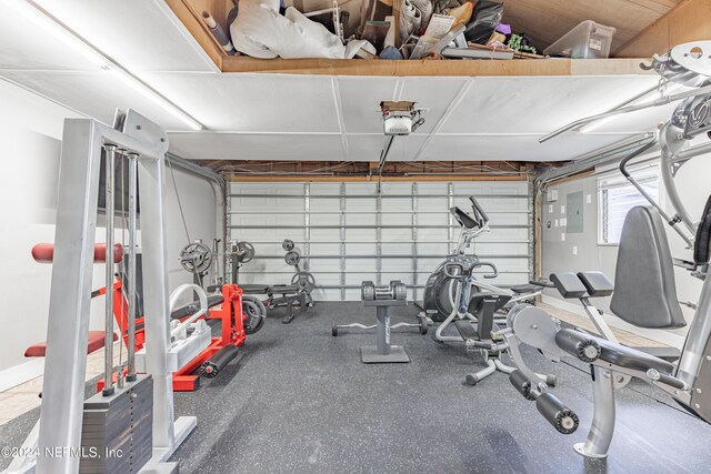 view of exercise room