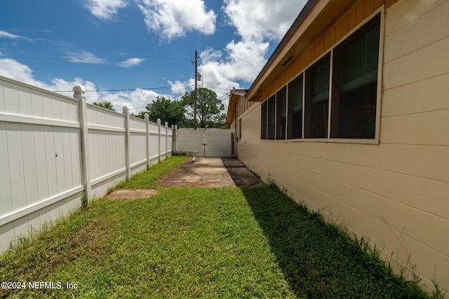 view of yard