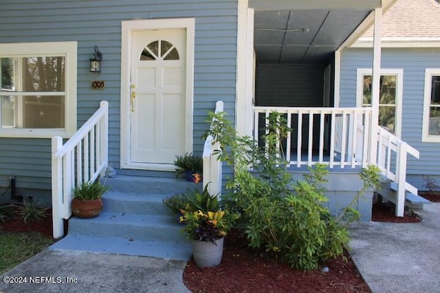 view of entrance to property