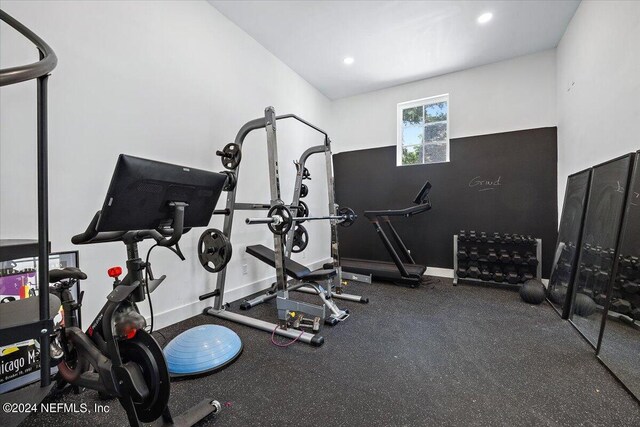 view of workout room