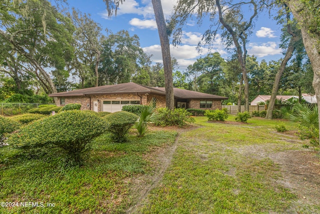 view of ranch-style house