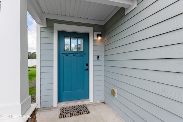 view of property entrance