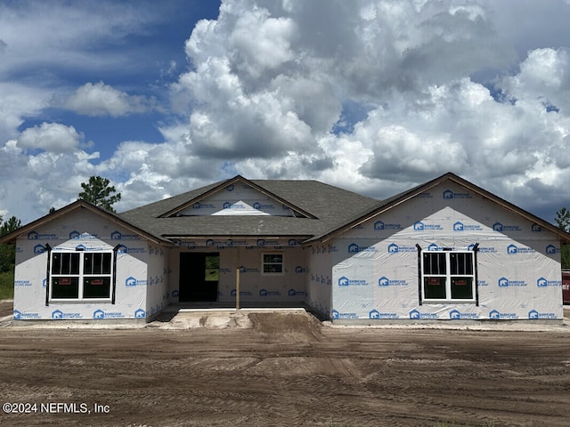 view of property under construction