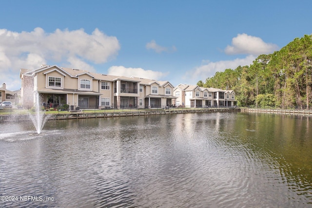 water view featuring a residential view