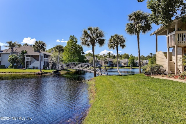 water view with a residential view