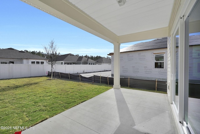 exterior space with a patio