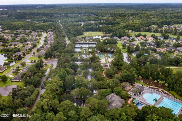 1912 White Dogwood Ln, Fleming Island, FL 32003 - aerial view featuring a wooded view