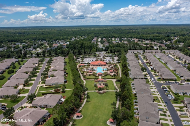 1912 White Dogwood Ln, Fleming Island, FL 32003 - birds eye view of property with a residential view and a view of trees