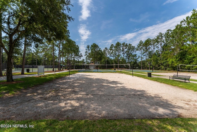 1912 White Dogwood Ln, Fleming Island, FL 32003 - view of community with volleyball court and fence