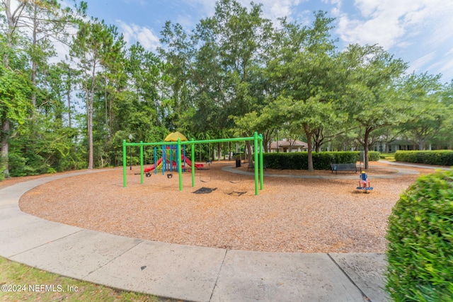 view of communal playground