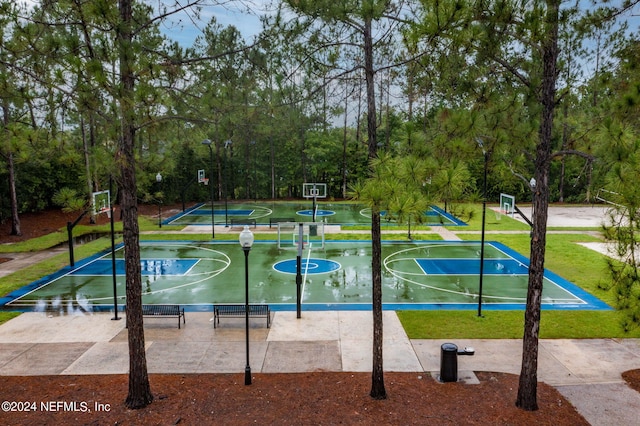 1912 White Dogwood Ln, Fleming Island, FL 32003 - view of property's community with a lawn, playground community, and community basketball court