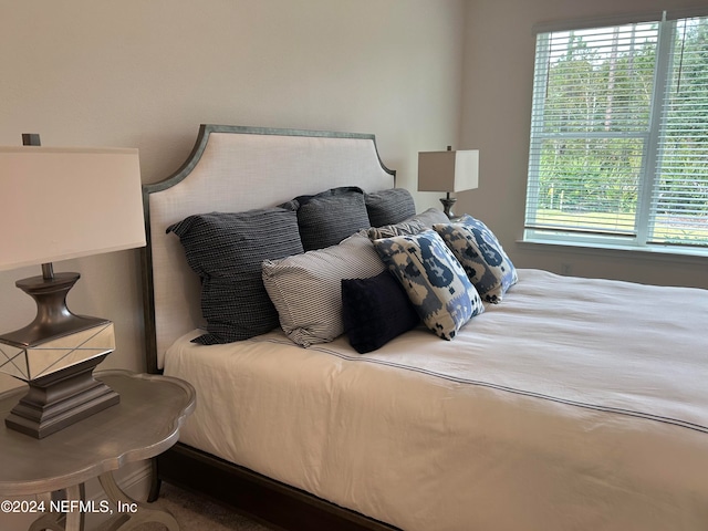 bedroom featuring multiple windows