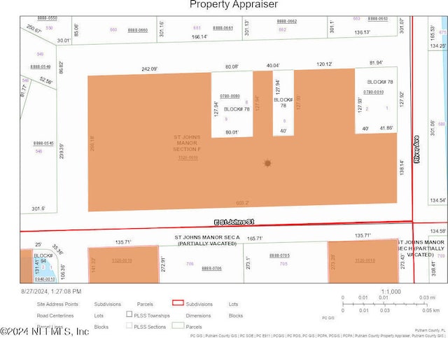 0000 E St Johns St, Palatka FL, 32177 land for sale