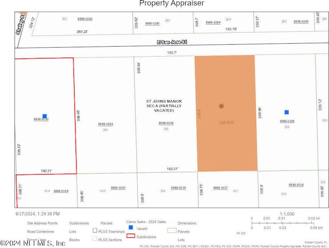 123 E San Jose St, Palatka FL, 32177 land for sale