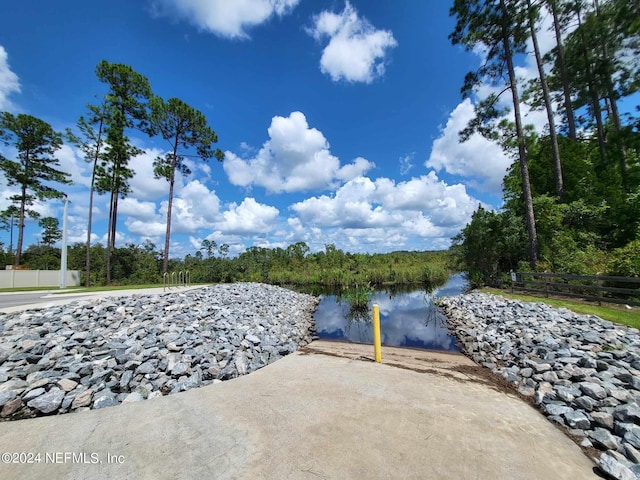 view of water feature