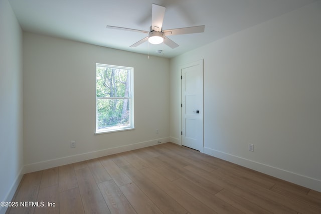 411 Royal Rd, Saint Augustine South, FL 32086 - spare room with wood finished floors and ceiling fan