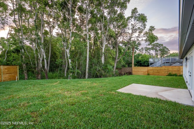 411 Royal Rd, Saint Augustine South, FL 32086 - fenced yard with a patio area