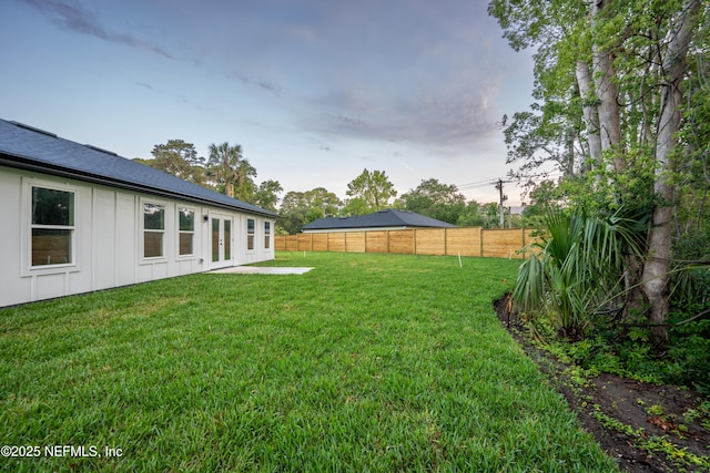 411 Royal Rd, Saint Augustine South, FL 32086 - fenced backyard with french doors
