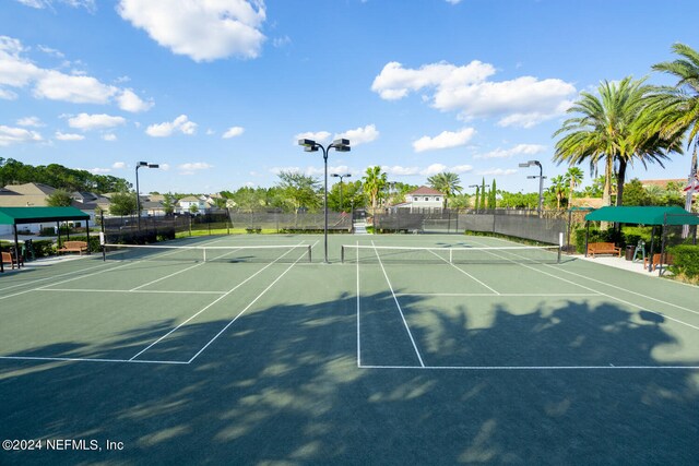 view of sport court