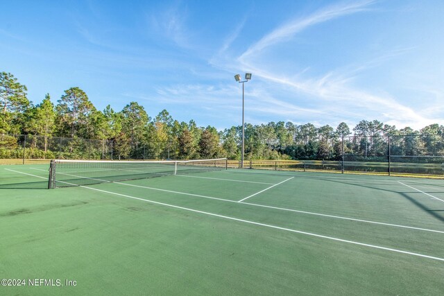 view of sport court