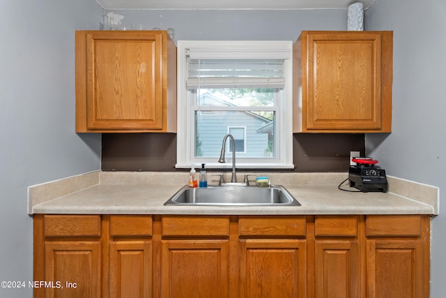 kitchen featuring sink