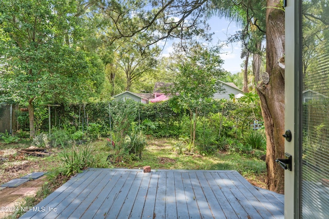 view of deck