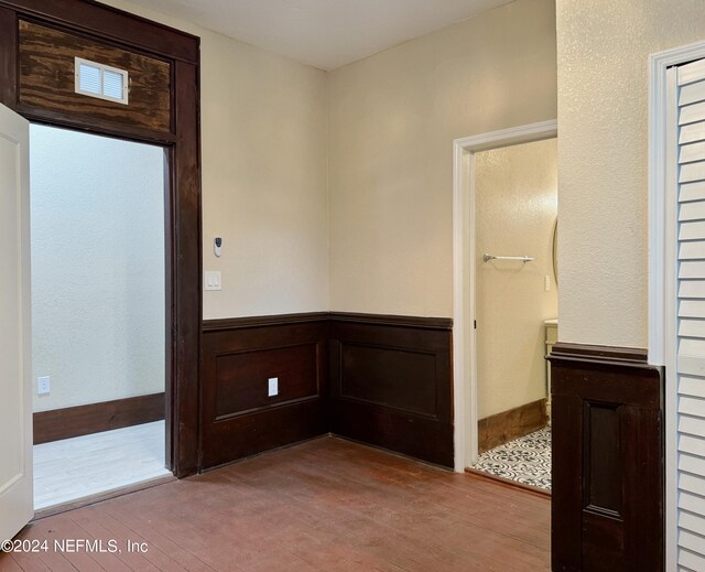 hallway featuring light hardwood / wood-style flooring