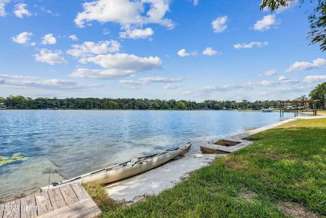 property view of water