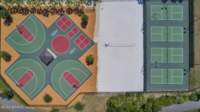 view of sport court