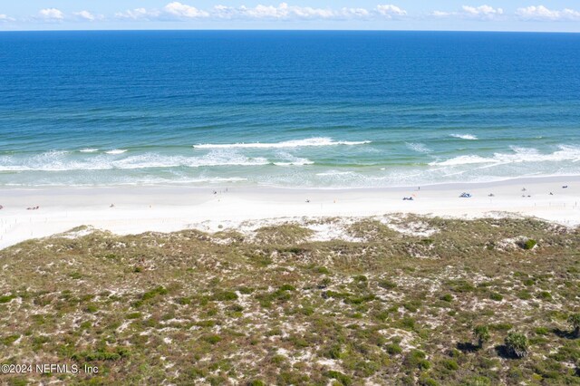 property view of water with a view of the beach