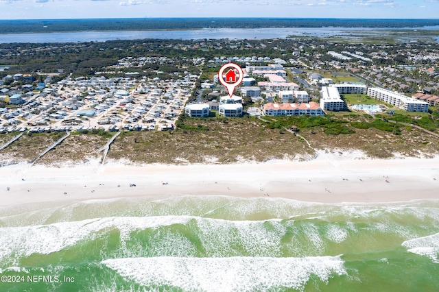 180 Ocean Hibiscus Dr Unit 301, Saint Augustine, FL 32080 - bird's eye view with a view of the beach and a water view