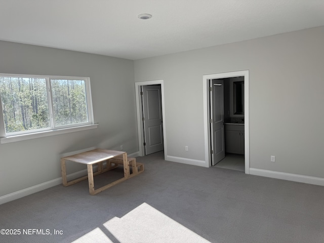 unfurnished bedroom featuring carpet floors