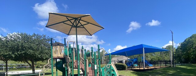 view of play area