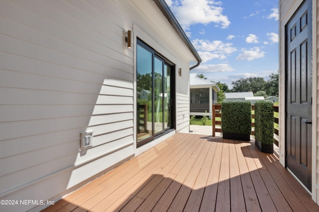 view of deck