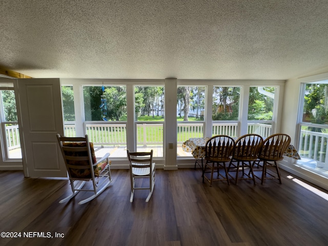 sunroom featuring plenty of natural light