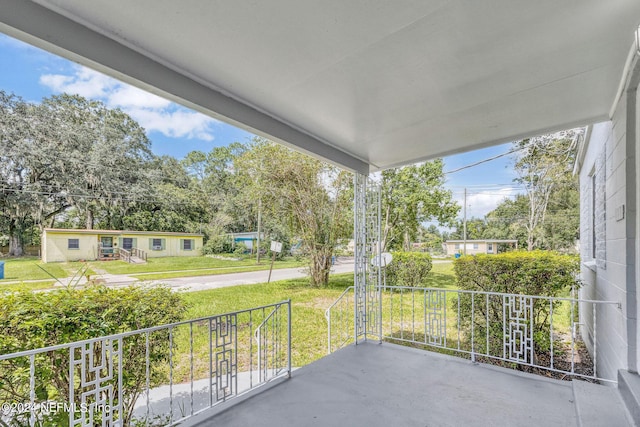 2916 Lippia Rd, Jacksonville, FL 32209 - view of patio / terrace featuring covered porch