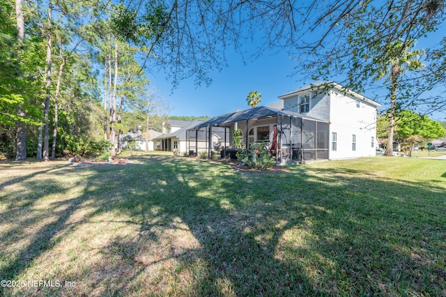 2518 Willow Creek Dr, Fleming Island, FL 32003 - view of yard with a lanai