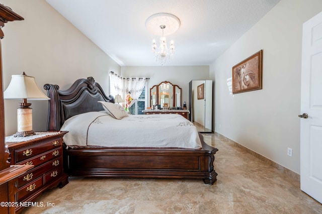 2518 Willow Creek Dr, Fleming Island, FL 32003 - bedroom with a chandelier