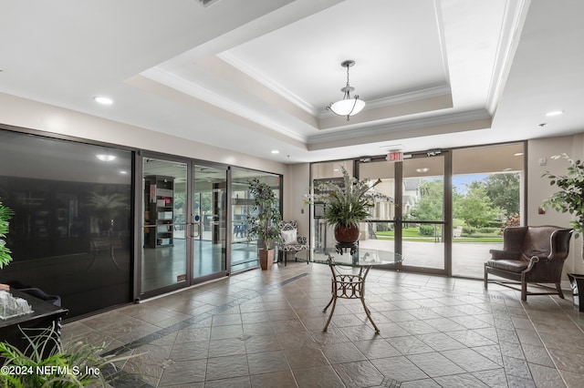 view of community lobby