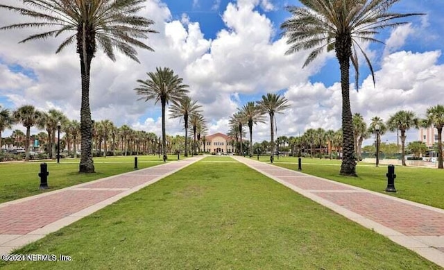 surrounding community featuring a yard