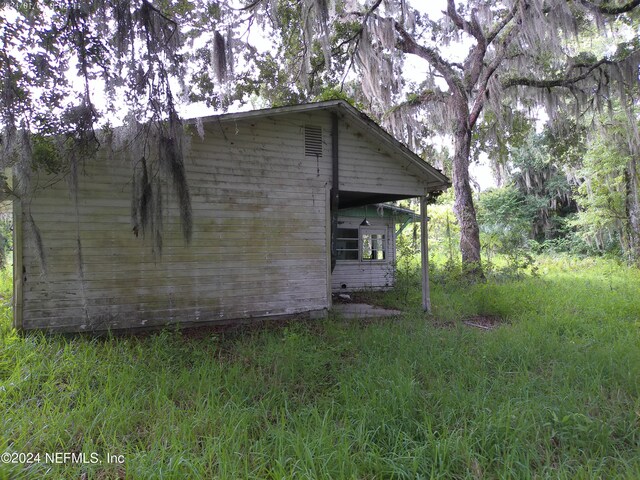 view of side of property