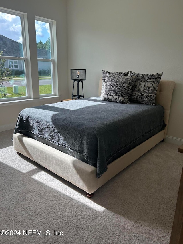 bedroom with carpet flooring