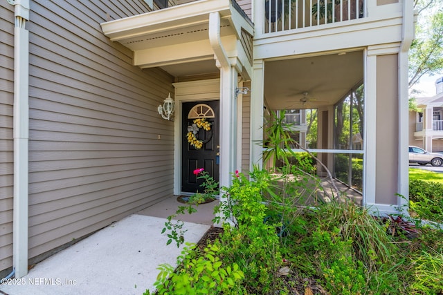 view of entrance to property