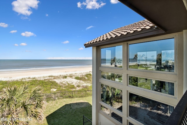901 Ponte Vedra Blvd, Ponte Vedra Beach, FL 32082 - water view with fence and a view of the beach