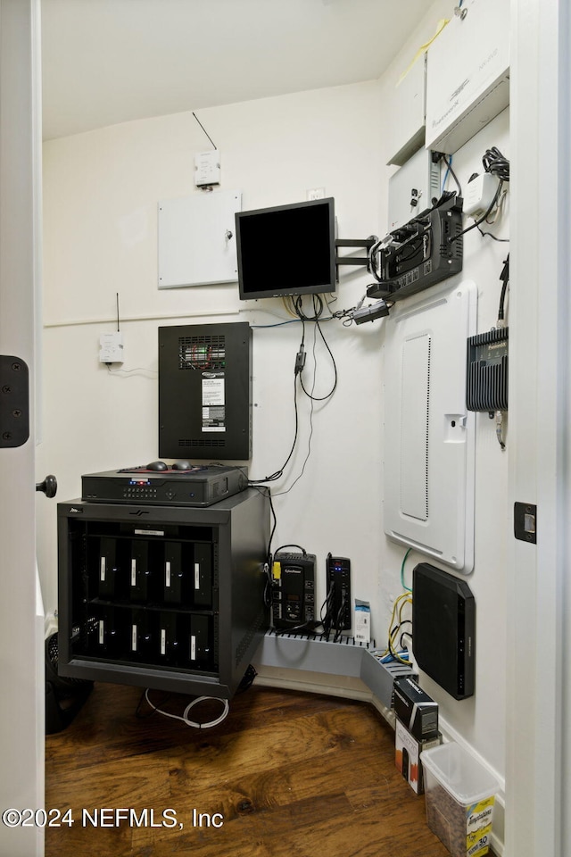 utilities with electric panel