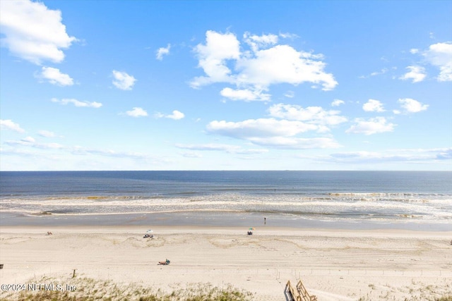 water view featuring a view of the beach