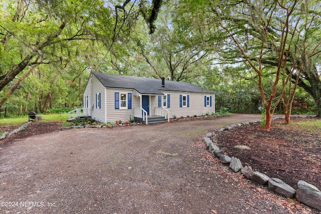 view of ranch-style house